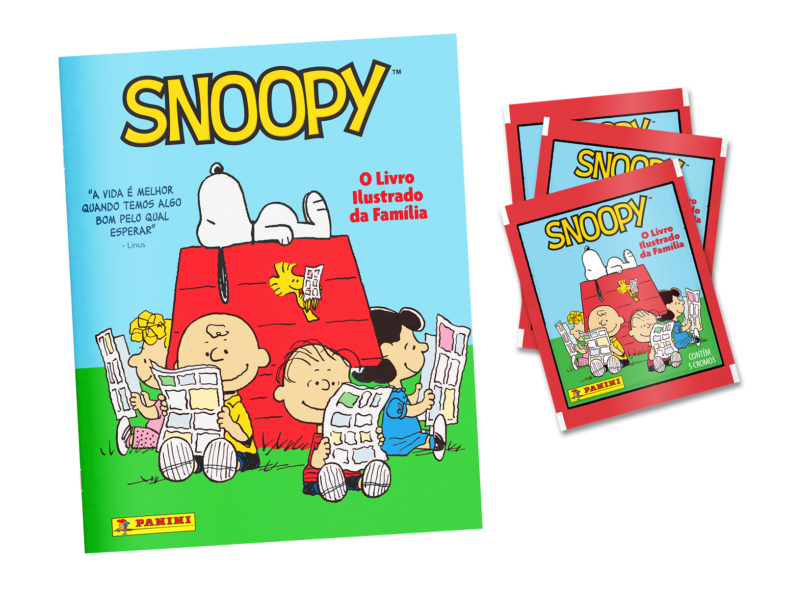 Editora Panini Lança Novo Álbum de Figurinhas do Charlie Brown e Snoopy